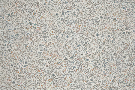 Vintage floral pattern on the wall. Can be used as background