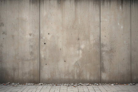 Old gray concrete wall and floor. Abstract background texture for design.の写真素材