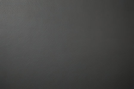 Black leather texture background. Dark leather texture. Black leather background.の写真素材