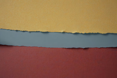 Torn paper with space for your message or text. Abstract backgroundの写真素材