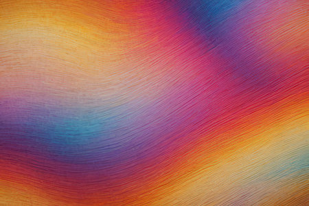 Abstract colorful background. Texture of brush strokes of colored paint. Illustration