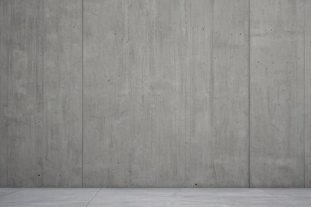 Concrete wall and floor texture background for interior exterior decoration and industrial construction concept design.の写真素材