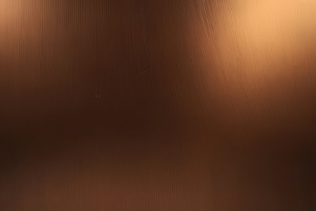 copper metal background or texture of brushed steel plate with reflections and shinyの写真素材