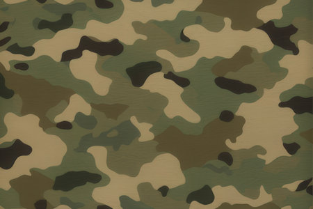 Camouflage pattern. Seamless background. Vector illustration.の写真素材