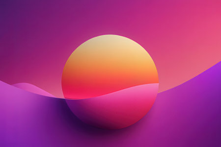 3d illustration of an abstract background with a planet in the middle