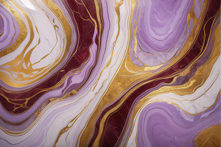 Marble abstract acrylic background. Marbling artwork texture. Agate ripple pattern. Gold powder.の写真素材