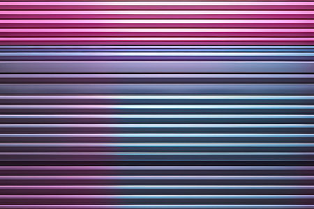 abstract background with stripes and lines in different shades of pink and purpleの写真素材