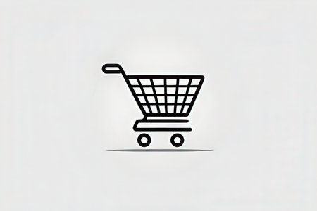 Shopping cart icon. Shopping cart icon. Vector Illustration.の素材