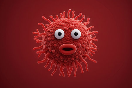 Coronavirus 2019-nCoV. 3d illustrationの写真素材