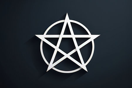 Star of David on the black background. Vector illustration. Eps 10