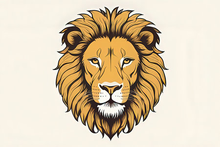 Lion head vector illustration for t-shirt, poster, print.の写真素材