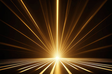 abstract background with rays of light and space for text or image
