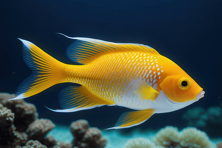Tropical fish in the Red Sea. Egypt, Africa.