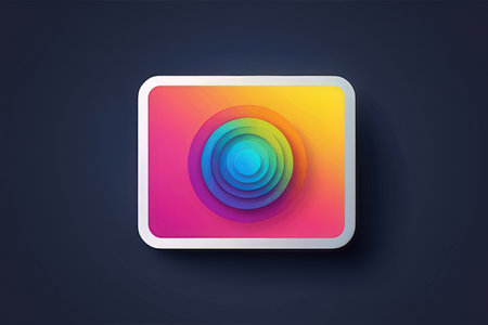 Colorful abstract background with circle. Vector illustration. Eps 10.の写真素材