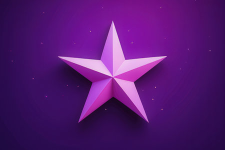 Purple star on purple background. Vector illustration. Eps 10.の写真素材