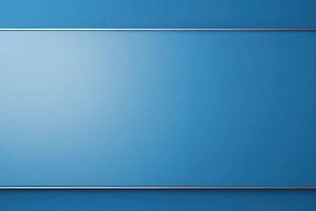 Blue wall background with space for text or image. 3d renderingの写真素材