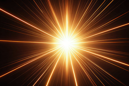 abstract background with rays of light and beams, beautiful rays of light