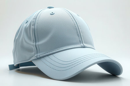 Baseball cap on a white background. 3d render image.の写真素材