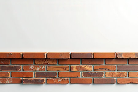 Brick wall with space for your text, 3d render.
