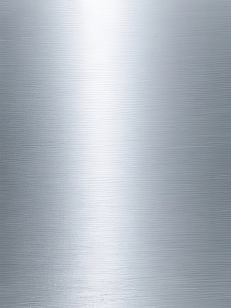 Metal background or texture of brushed steel plate with reflections Iron plate and shinyの写真素材