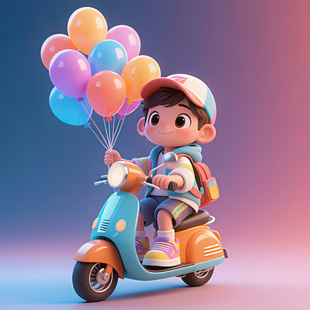 Bouquet of pink tulips on a blue background, close upの写真素材