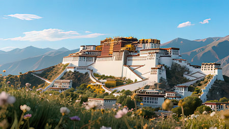 Potala Palace, Lhasa, Tibet, China.