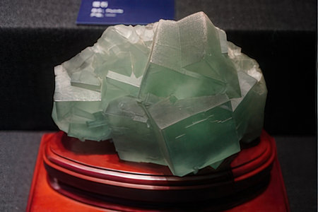 Fluorite is a mineral composed primarily of calcium fluorite (CaF2). It is used to make jewelry.
