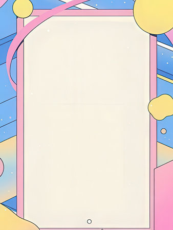 Abstract background with frame and space for your text. Vector illustration.の写真素材