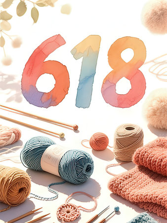 Woolen yarn, knitting needles and crochet hook on white background