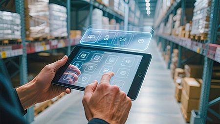 Smart warehouse management system with innovative internet of things technology to identify package...