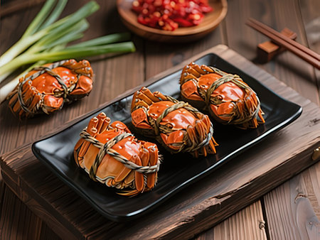 Tsukimi, japanese traditional food on wooden backgroundの写真素材