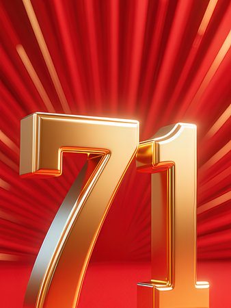 red rays background. 3D Illustration.の写真素材