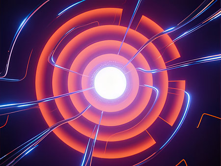 Abstract technology background. Vector illustration. Can be used for wallpaper, web page background,...