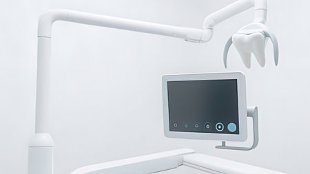 Dentist office. Modern dental equipment. 3d render illustration