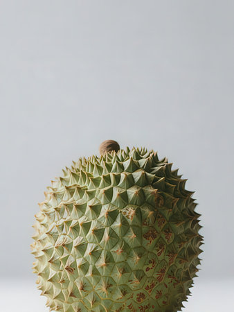 Cactus on white background. Minimalist style. Close up.の写真素材