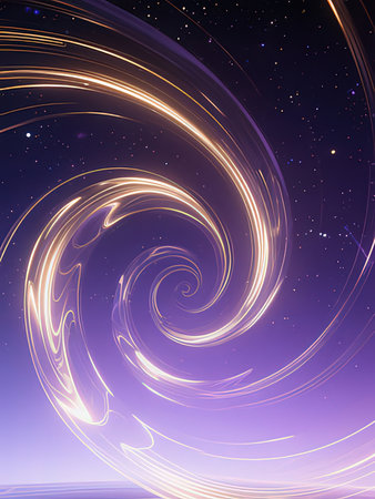 Abstract background with spiral and stars. Vector illustration. Eps 10.の写真素材