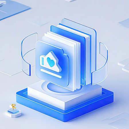 3d isometric file folder icon. File contains no shadows.