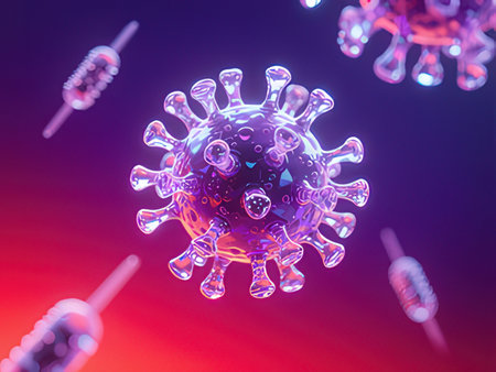Coronavirus 2019-nCoV. 3D illustration
