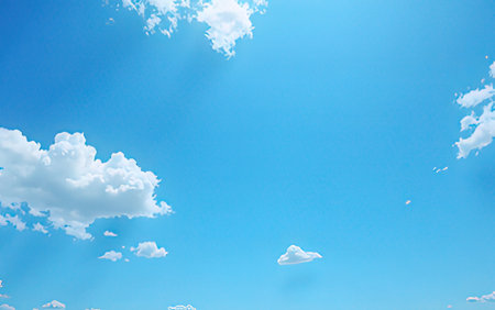 Blue sky background with tiny clouds. Natural sky background with tiny clouds