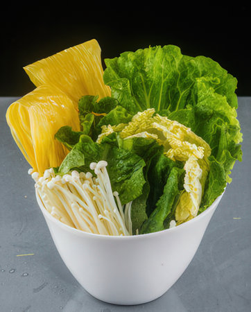 Golden needle mushroom, Enoki mushroom, Golden needle mushroom, Golden needle mushroomの写真素材