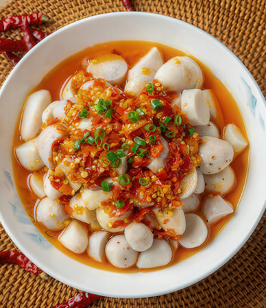 Spicy Soup with Fish Balls