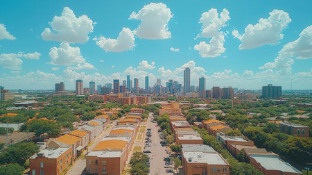 Aerial view of the city of Chicago, Illinois, USA.の写真素材