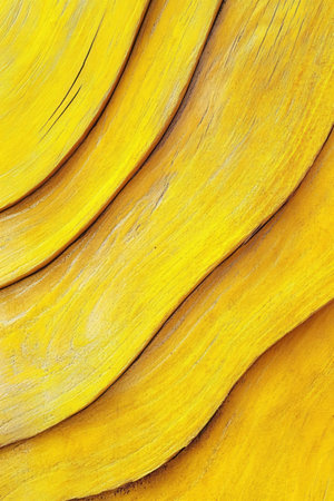 abstract yellow wood texture background, close up of yellow wood textureの素材
