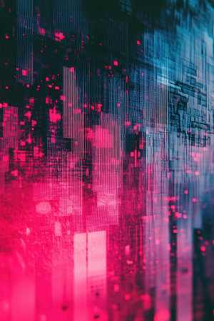 abstract pink background with bokeh defocused lights and shadowの素材