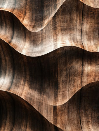 Wooden texture. Abstract background. 3d rendering, 3d illustration.の素材