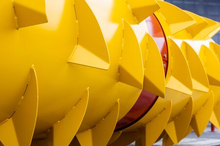 Agricultural machinery. The elements and components of agricultural techniquesの写真素材