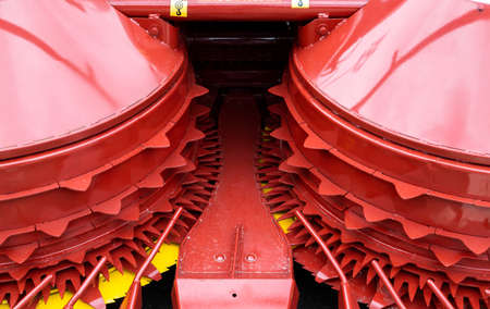 Agricultural machinery. The elements and components of agricultural techniquesの写真素材