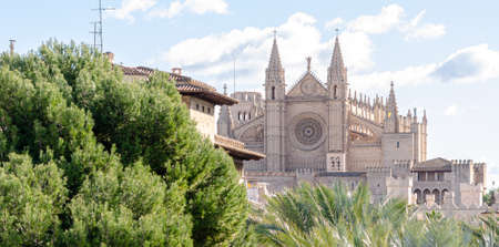 View of the cathedral of Palma de Mallorca.