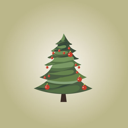 christmas treeのイラスト素材