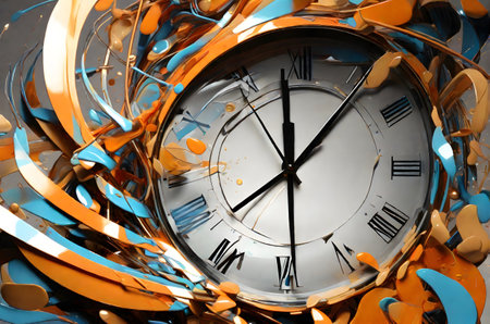 abstact representation of timeの素材